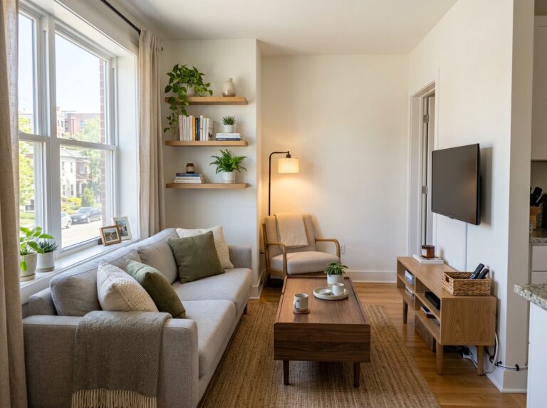 organize small apartment spaces