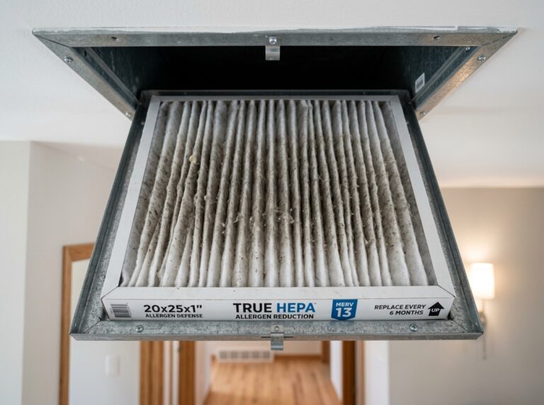 allergen reducing air filter