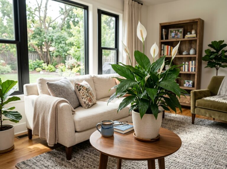 peace lily placement