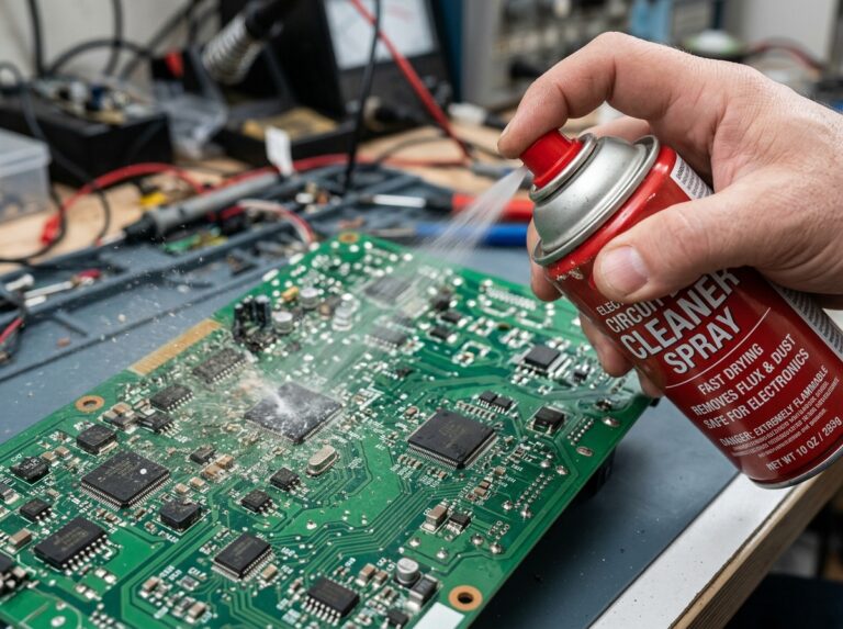 electronic circuit board cleaner spray