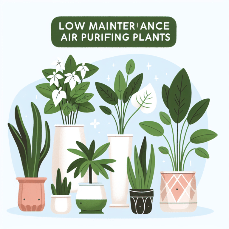 Low Maintenance Air Purifying Plants